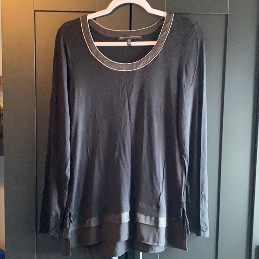 Long sleeve black top